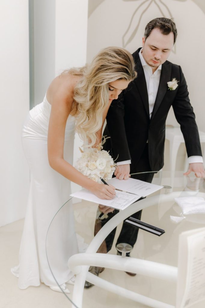 Marriage at the Wedding Hall