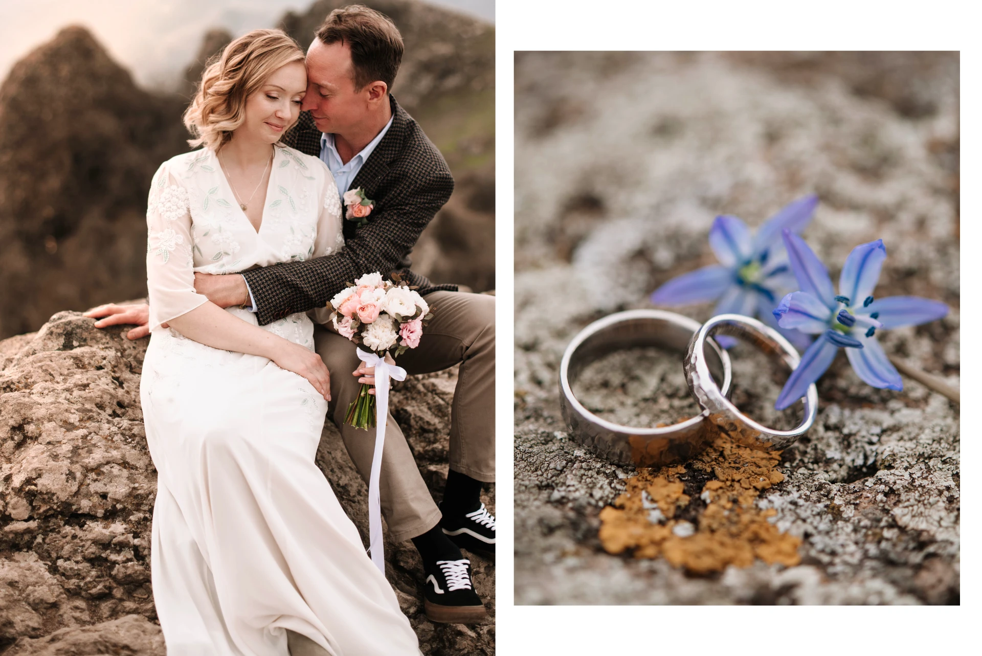 Beautiful wedding in the mountains of Georgia for foreign couples