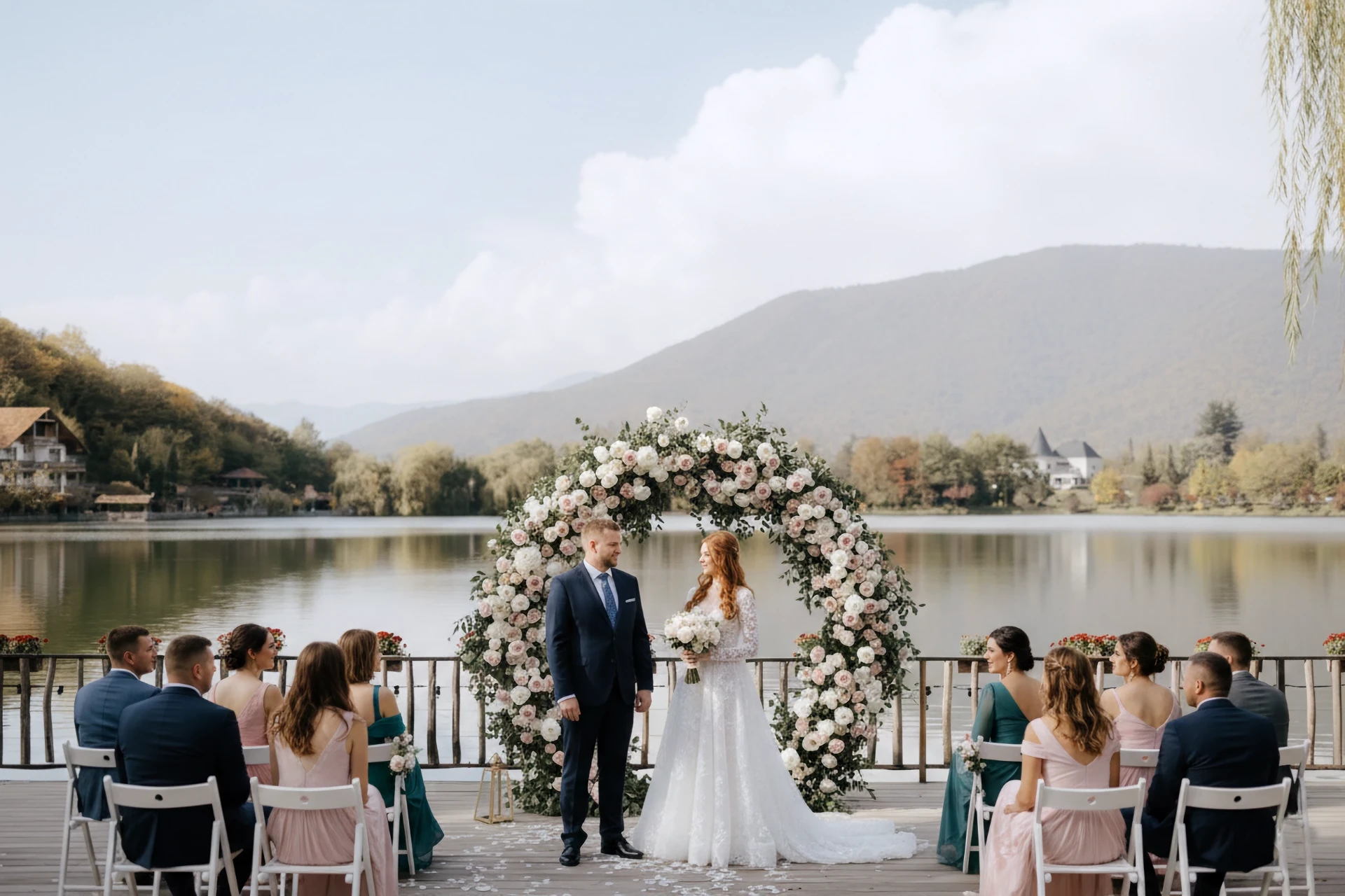 Свадьба на озере в Лопота Грузия