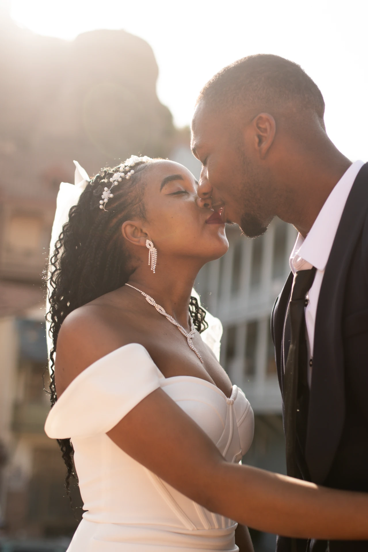 Summer wedding photoshoot in Tbilisi for international couple