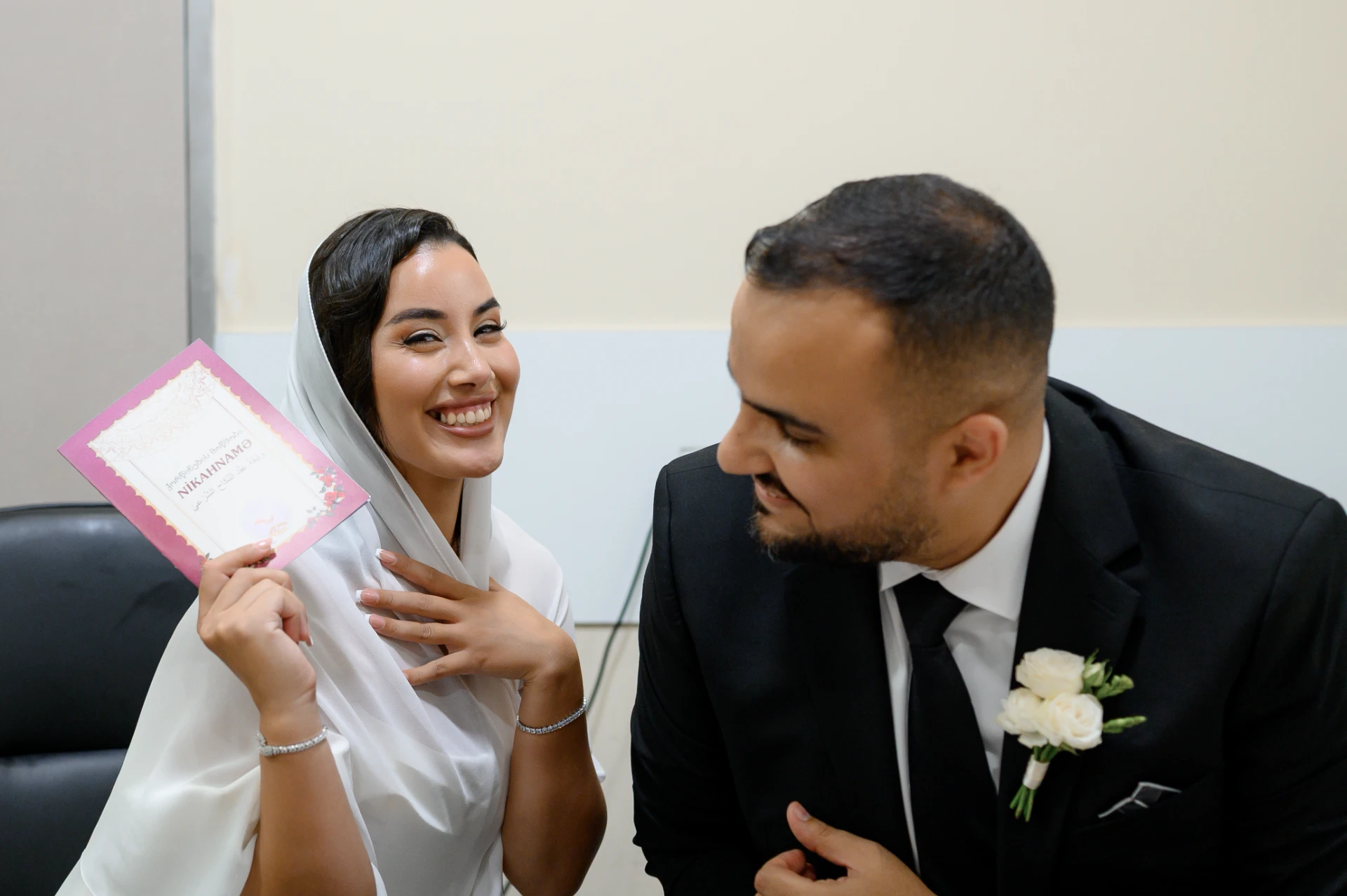 Muslim wedding in Batumi Mosque