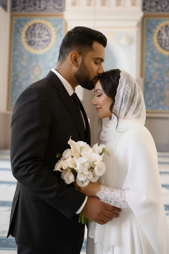 Muslim wedding ceremony Nikah in Georgia