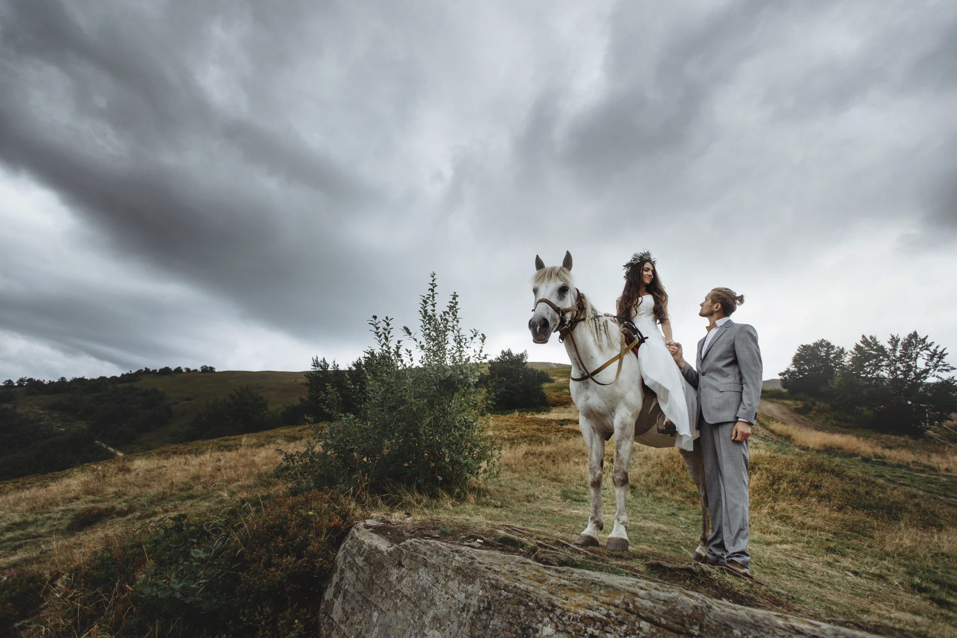 Open-air wedding in Georgia