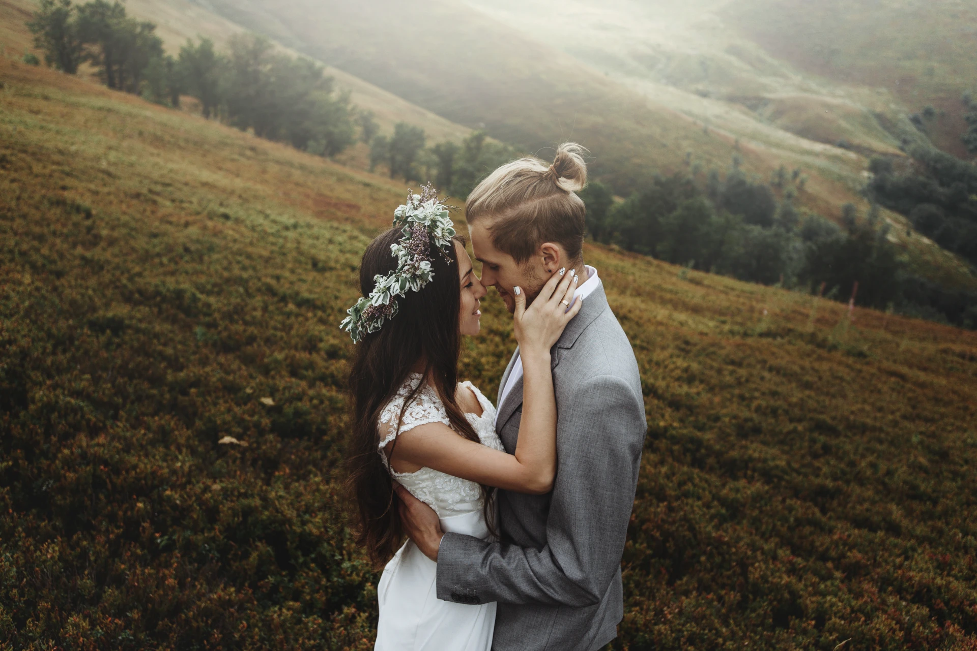 Mountain location for a wedding in Kojori