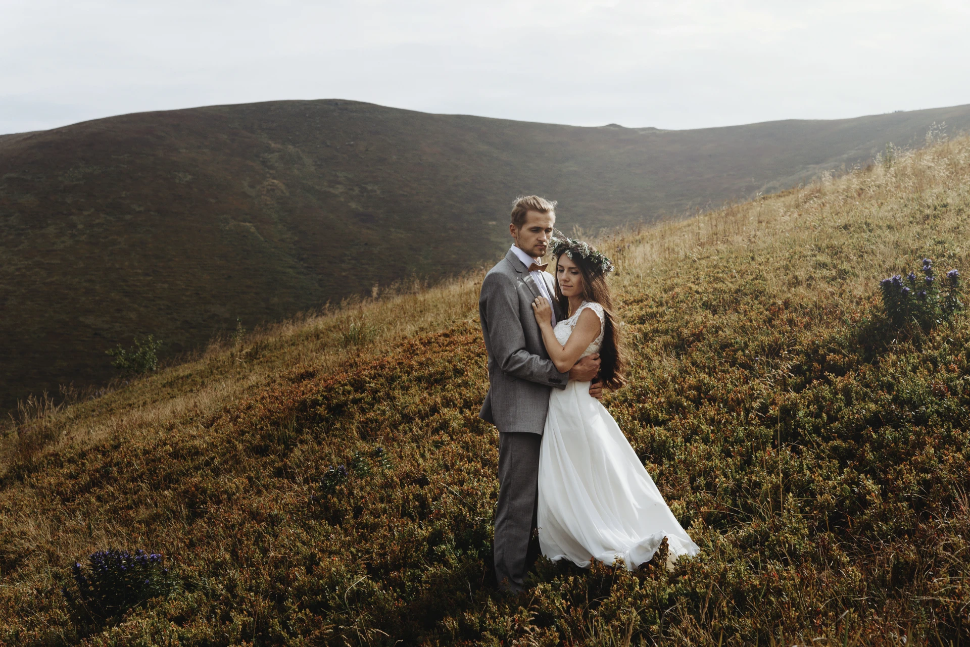 Wedding with a view of the mountains of Georgia