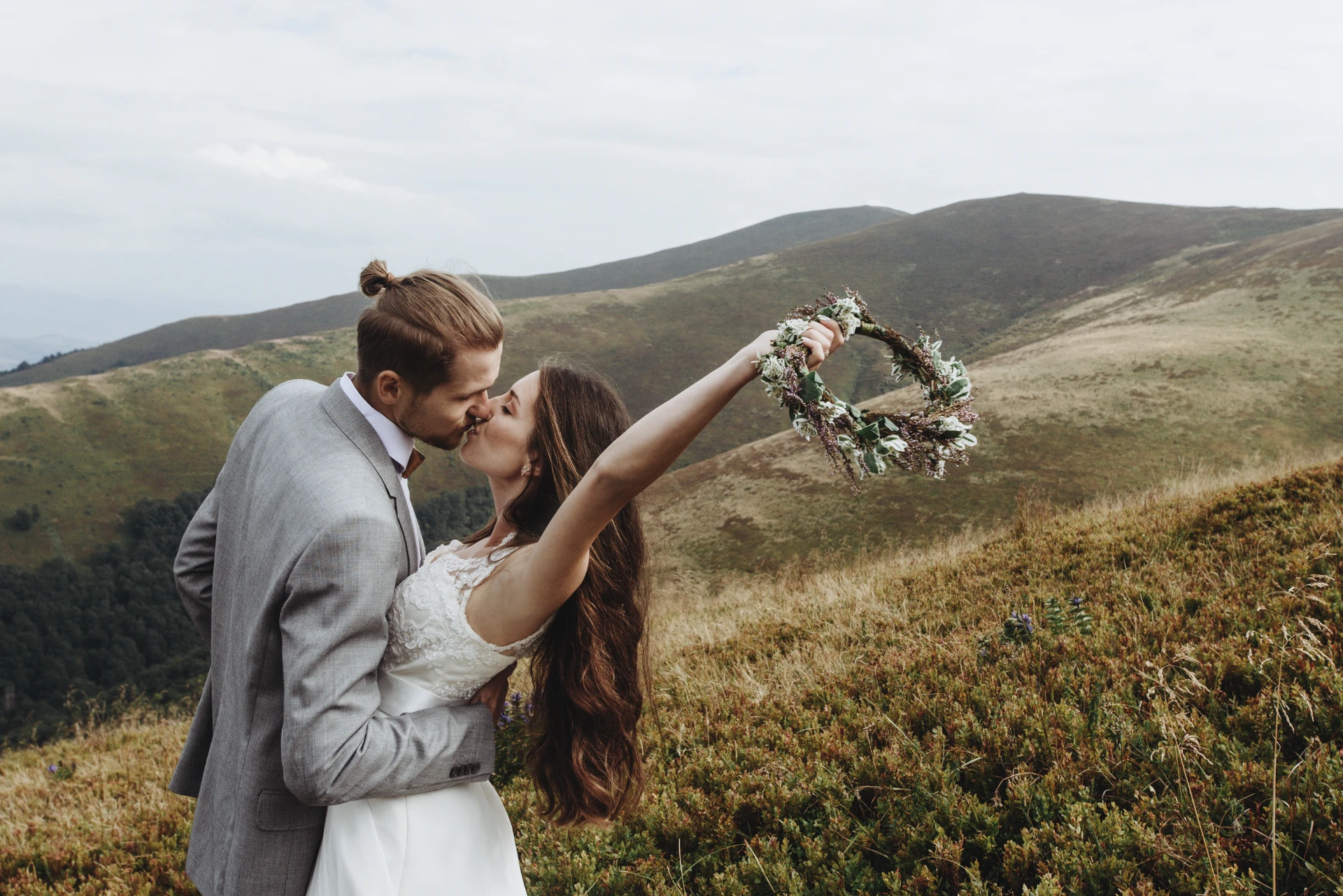 Mountain wedding ceremony in Kojori