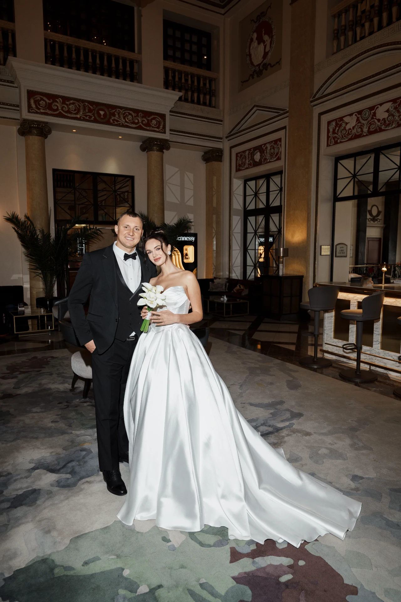 Foreign couple at marriage registration in Tbilisi