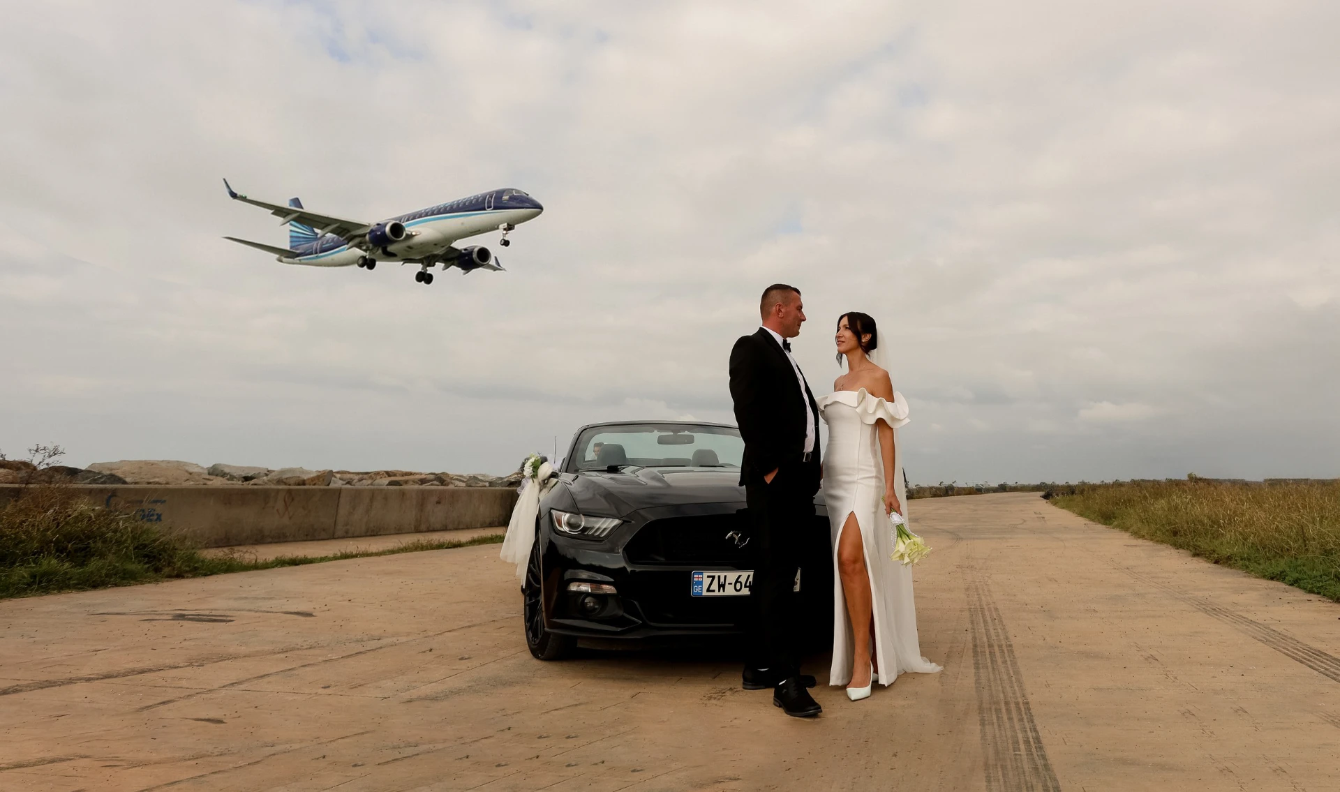 Symbolic wedding for two in Batumi