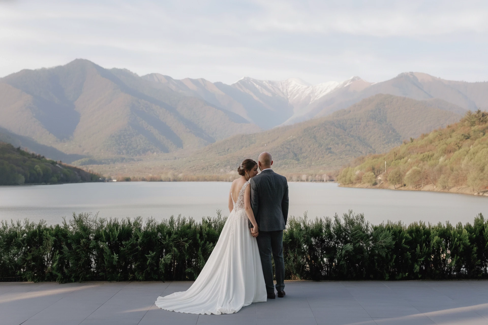 Wedding on a lake in Kakheti for couples from Iran
