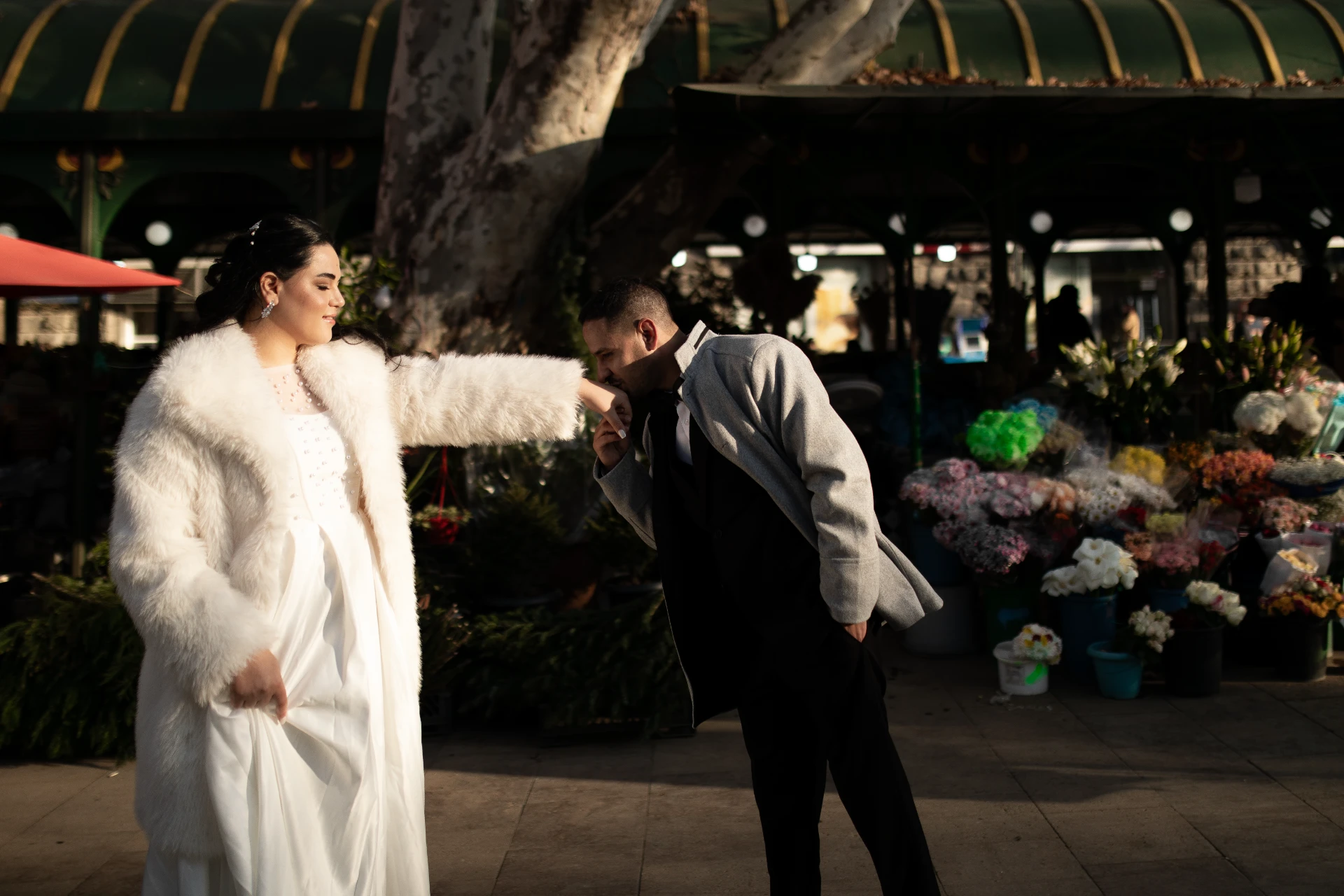 Marriage ceremony of a Moroccan couple in Tbilisi