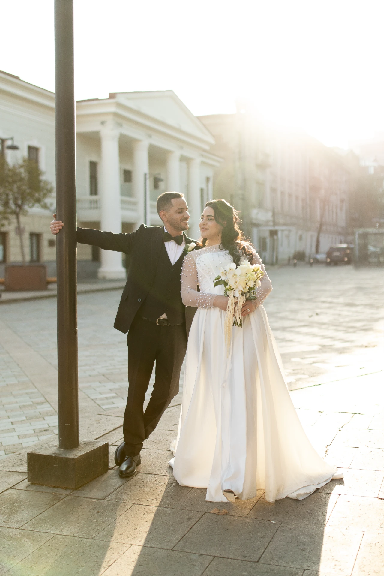 Wedding photoshoot of a Moroccan couple in Tbilisi