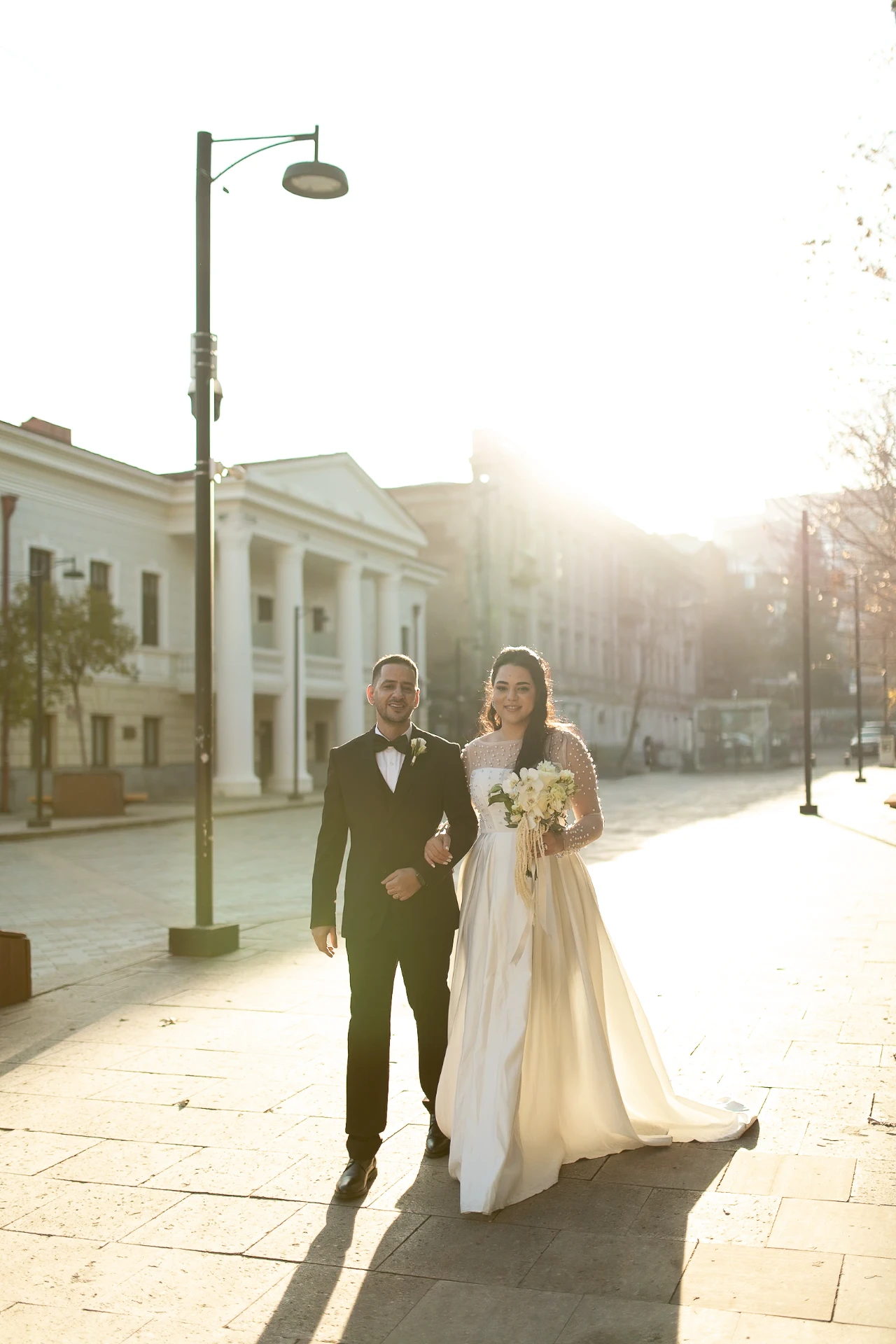 Marriage ceremony of a foreign couple in Tbilisi