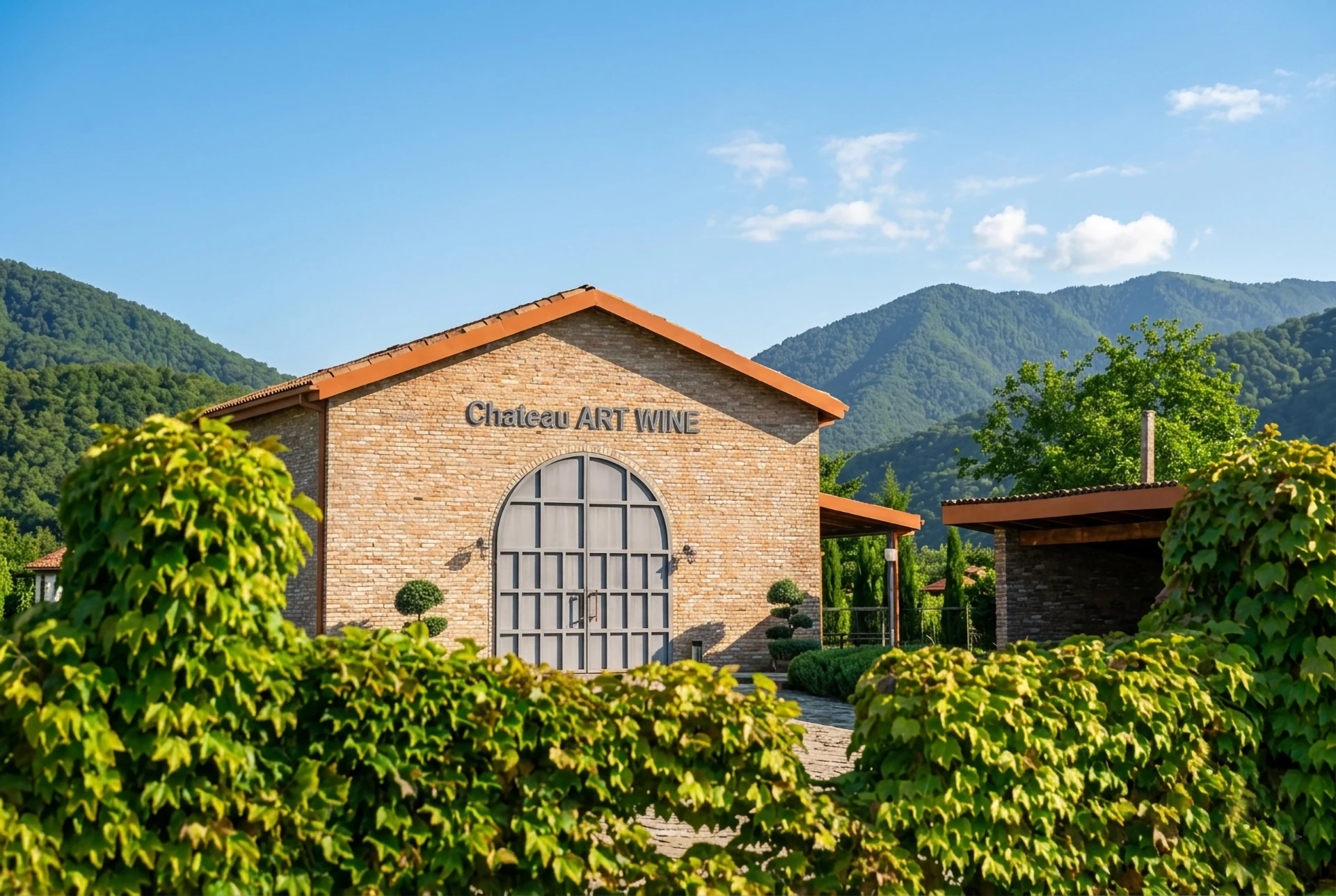 Wedding in the vineyards at Chateau Artwine Georgia for foreigners