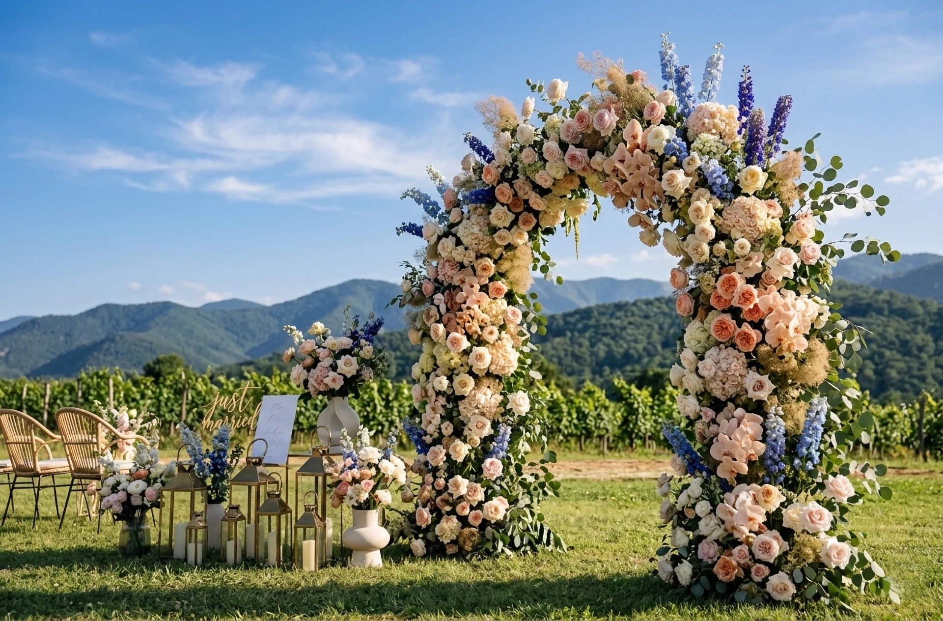 Wedding in Georgia at Chateau Artwine for foreigners