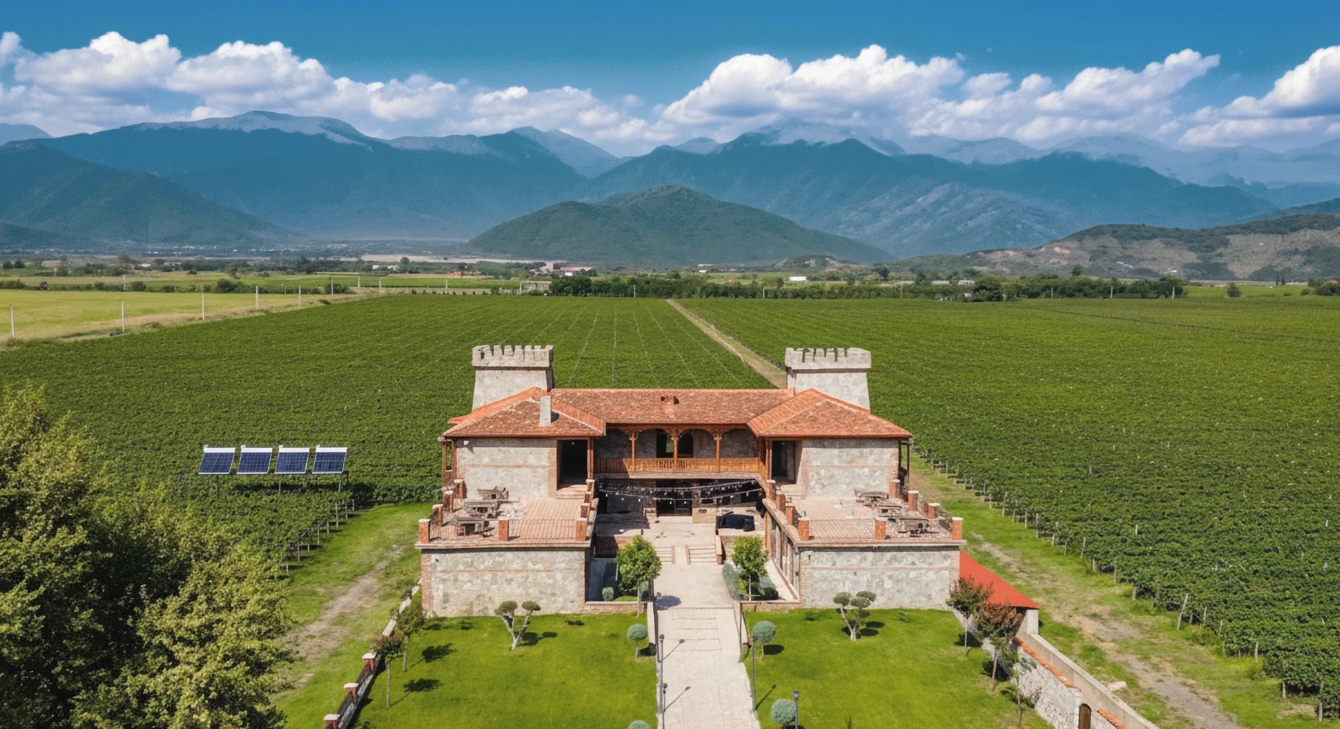 Wedding planning in Georgia at Chateau Davitiani