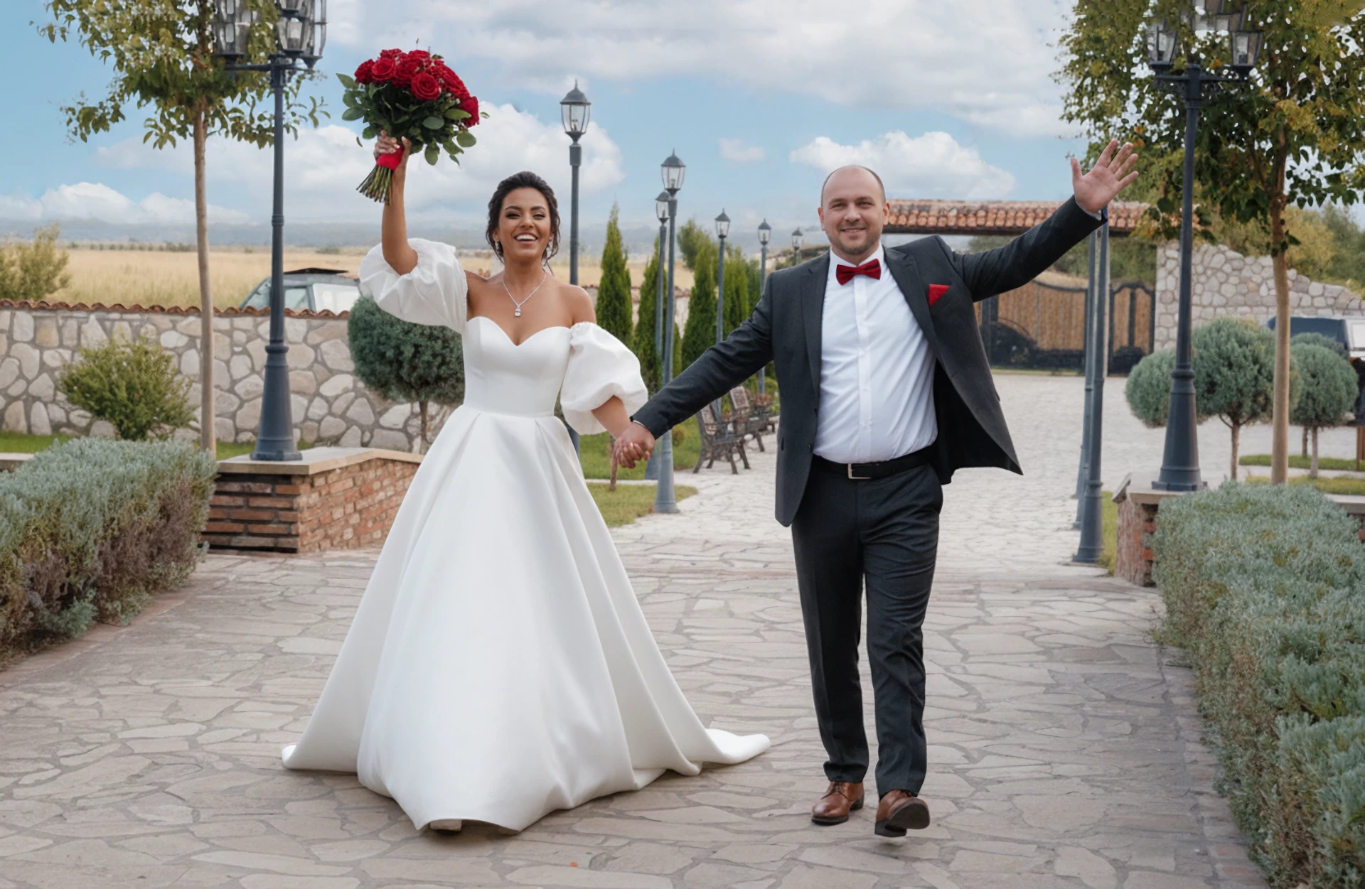 Выездная регистрация брака в Грузии в Chateau Davitiani