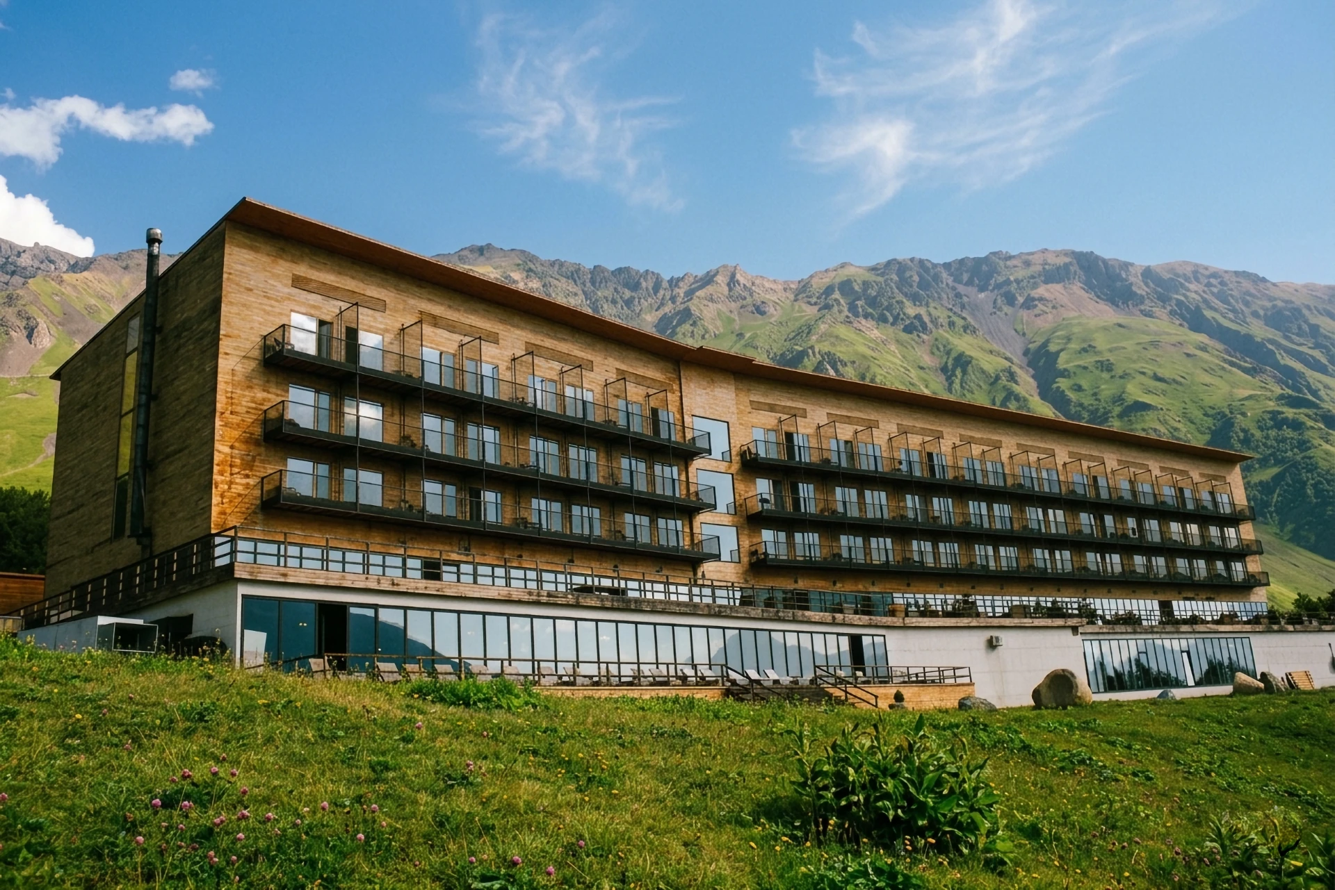 Организация свадьбы в Rooms Kazbegi в горах Грузии