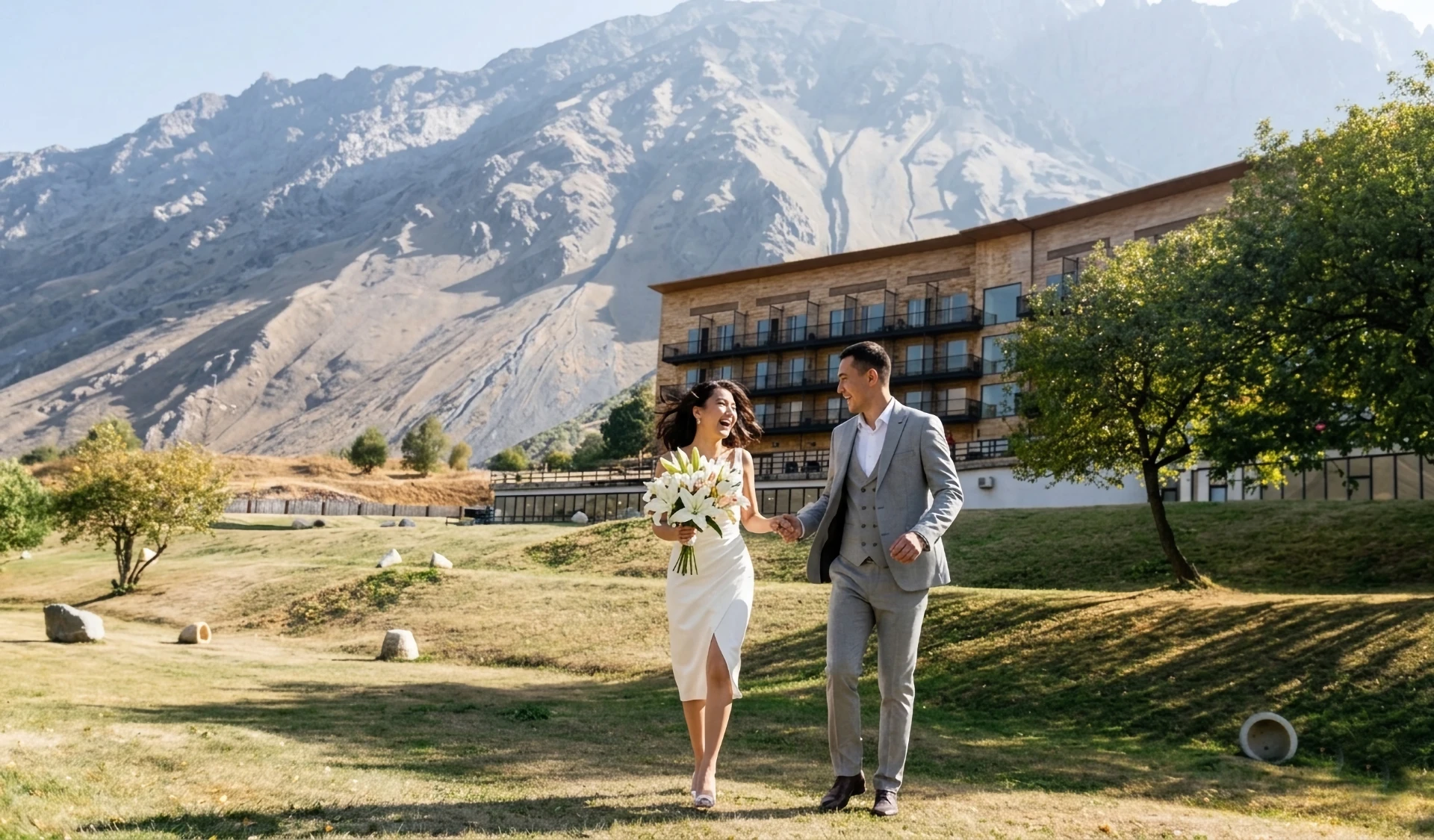 Свадьба для двоих в отеле Rooms Kazbegi Грузия