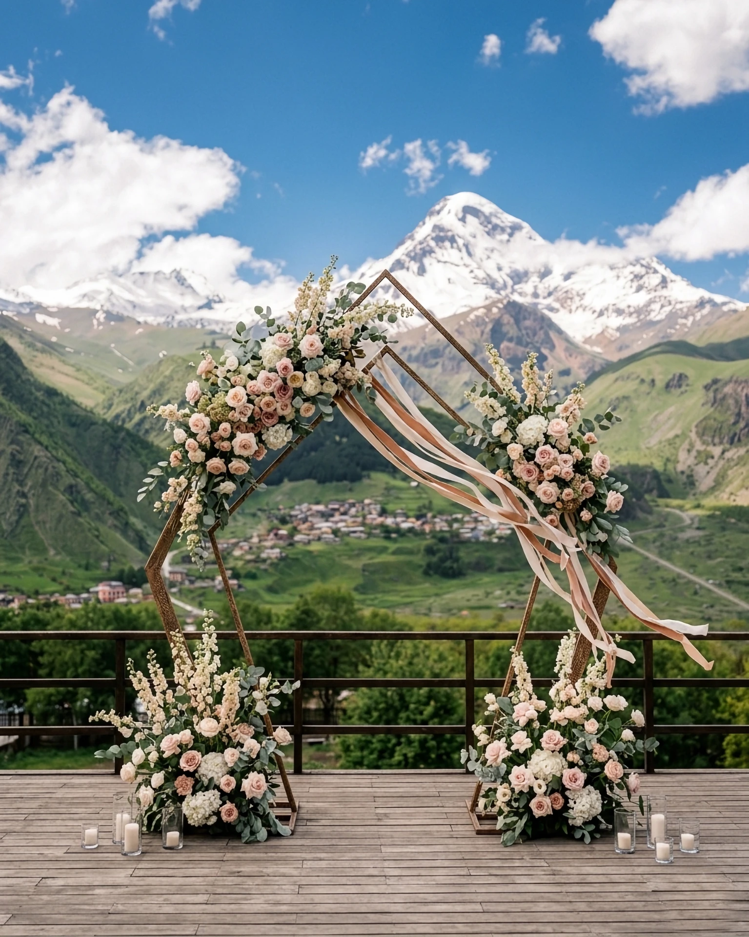Wedding at Rooms Kazbegi Hotel in Georgia