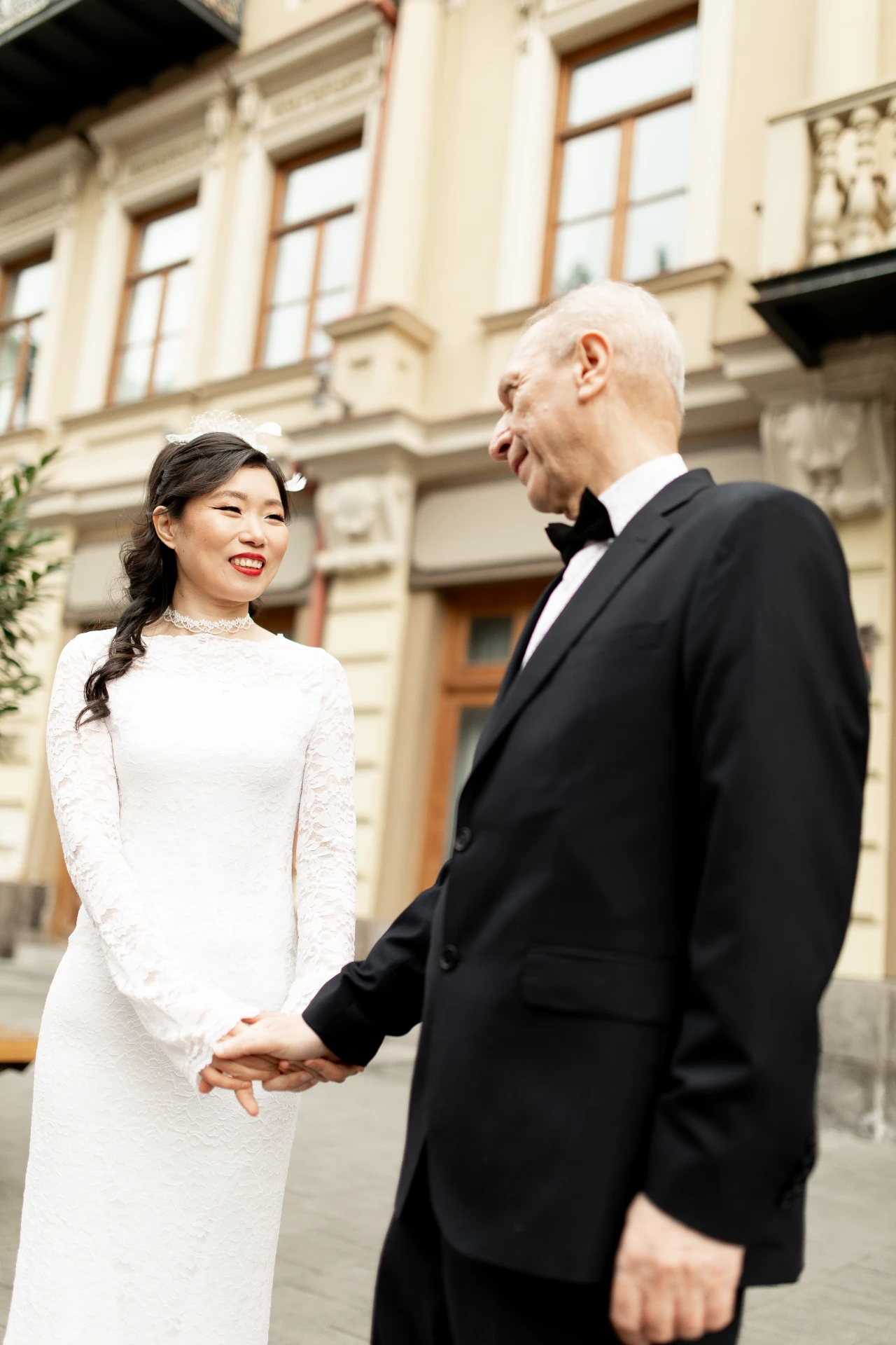 Wedding photoshoot in Tbilisi with Old Town views