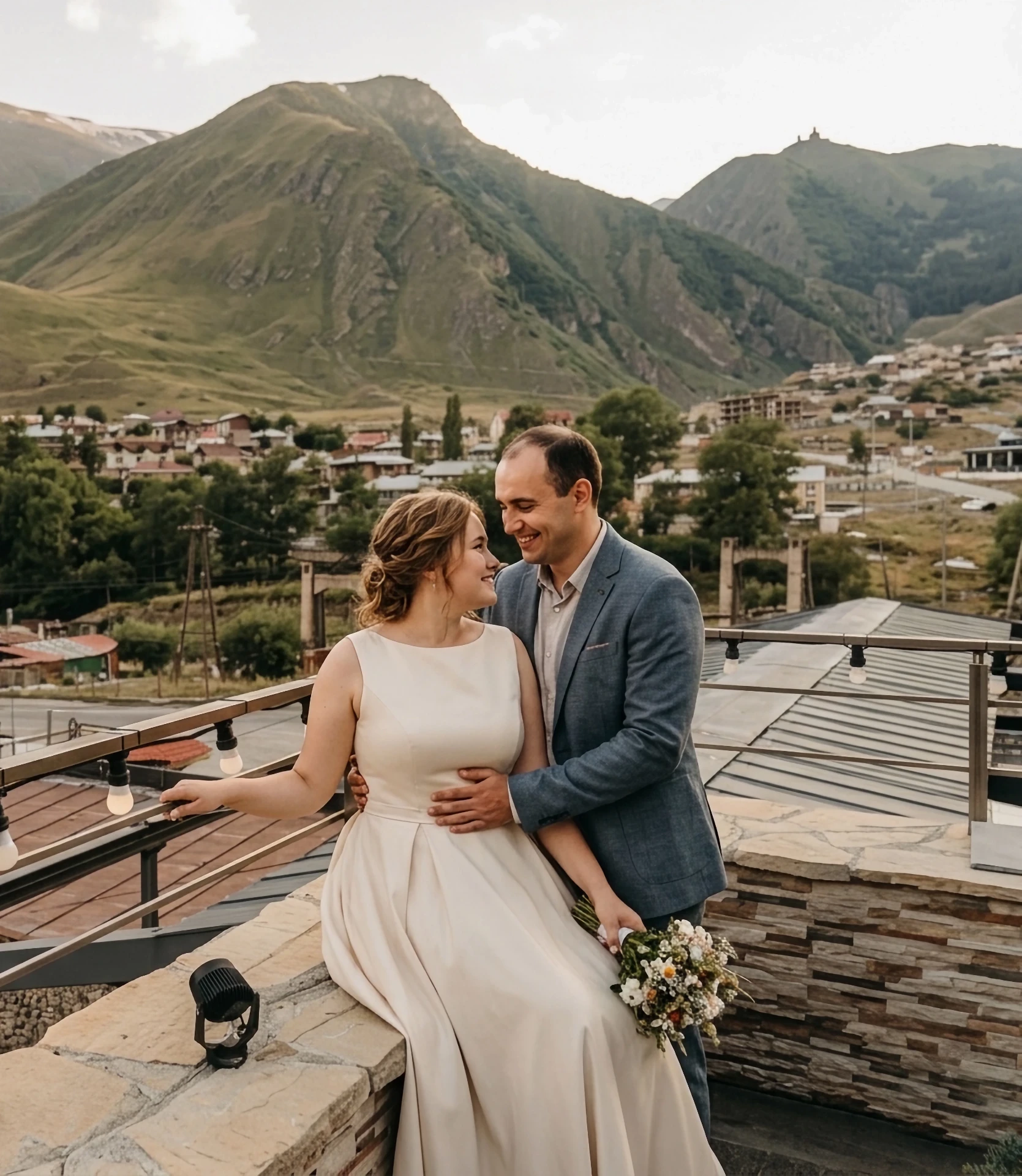 Wedding at Porta Caucasia in Kazbegi Georgia