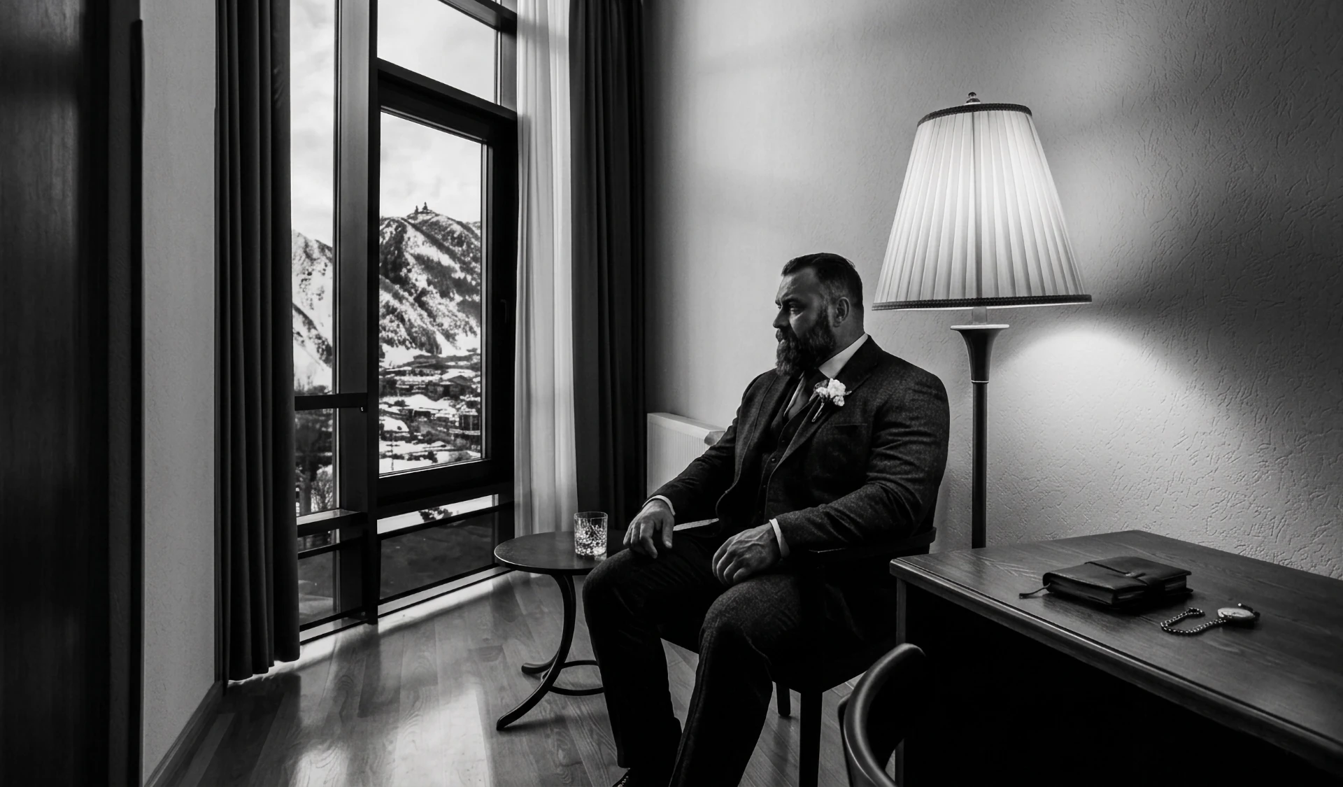 Wedding photo shoot at Porta Caucasia Kazbegi Georgia