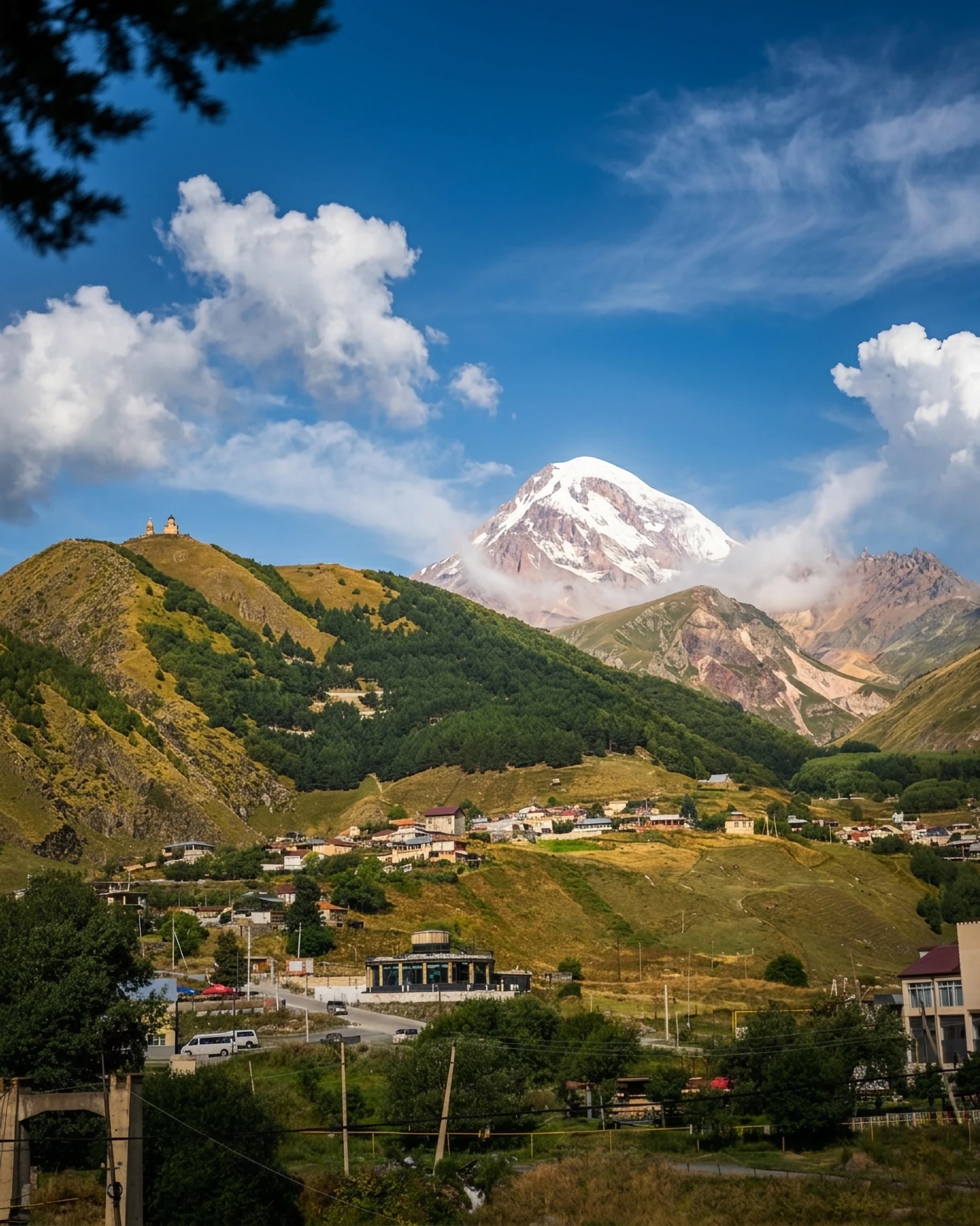 Summer wedding in the mountains at Porta Caucasia Kazbegi