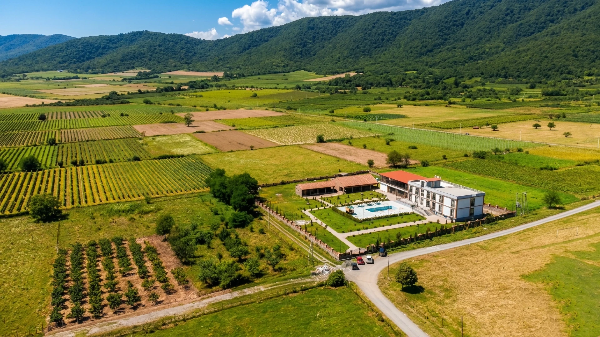 Civil wedding at the In Gremi Hotel in Georgia for international couples