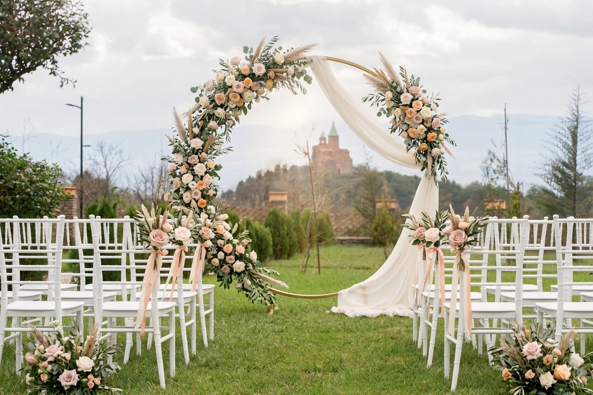 Wedding celebration at the In Gremi winery in Georgia