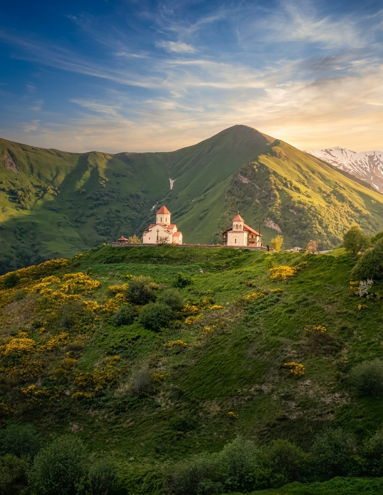 Wedding for international couples in the mountains at Roshe Gudauri