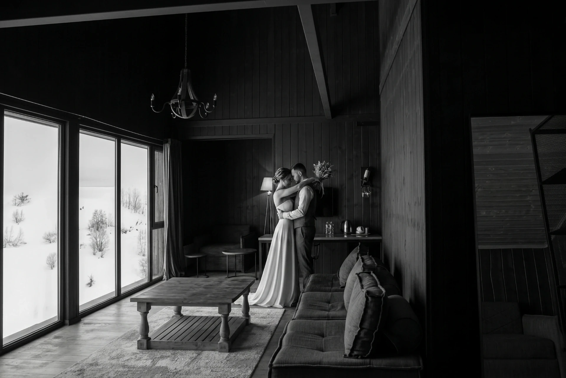 Wedding photo shoot at Roshe Gudauri, Georgia