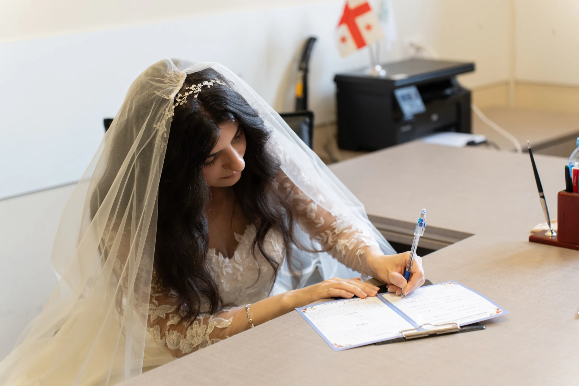 Muslim marriage at a mosque in Tbilisi for foreigners