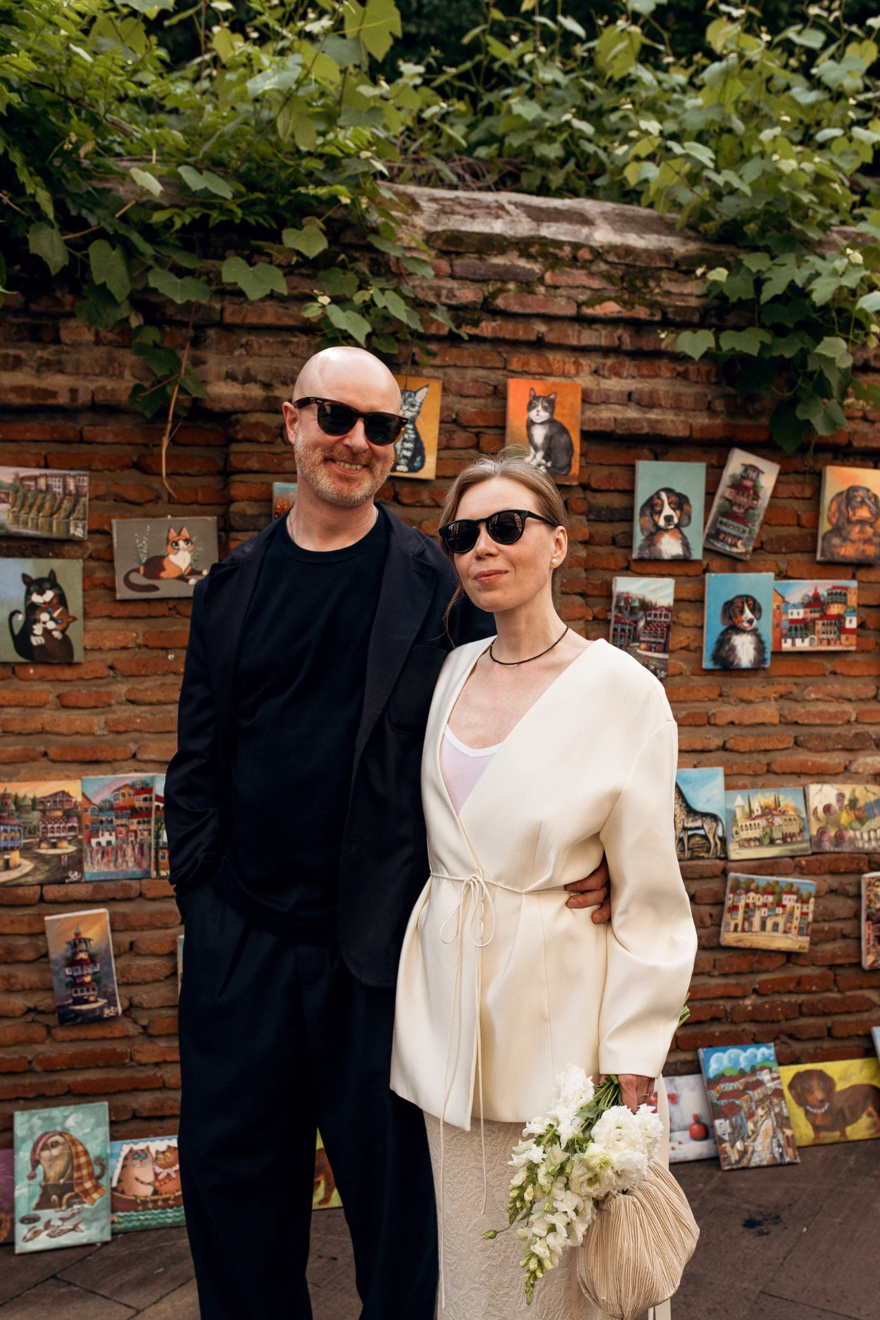 Wedding photoshoot after marriage registration in Tbilisi