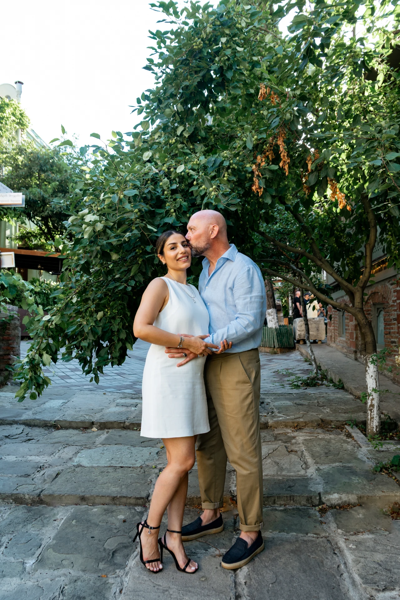 International couple at an official wedding in Tbilisi